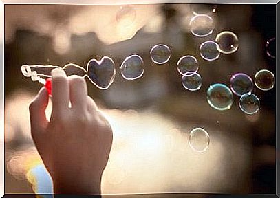 Soap bubbles and inner peace