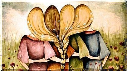 Braid of four girls