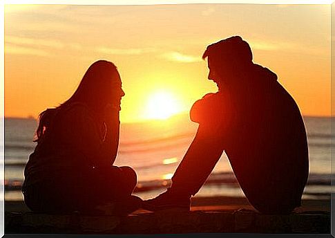 couple at sunset